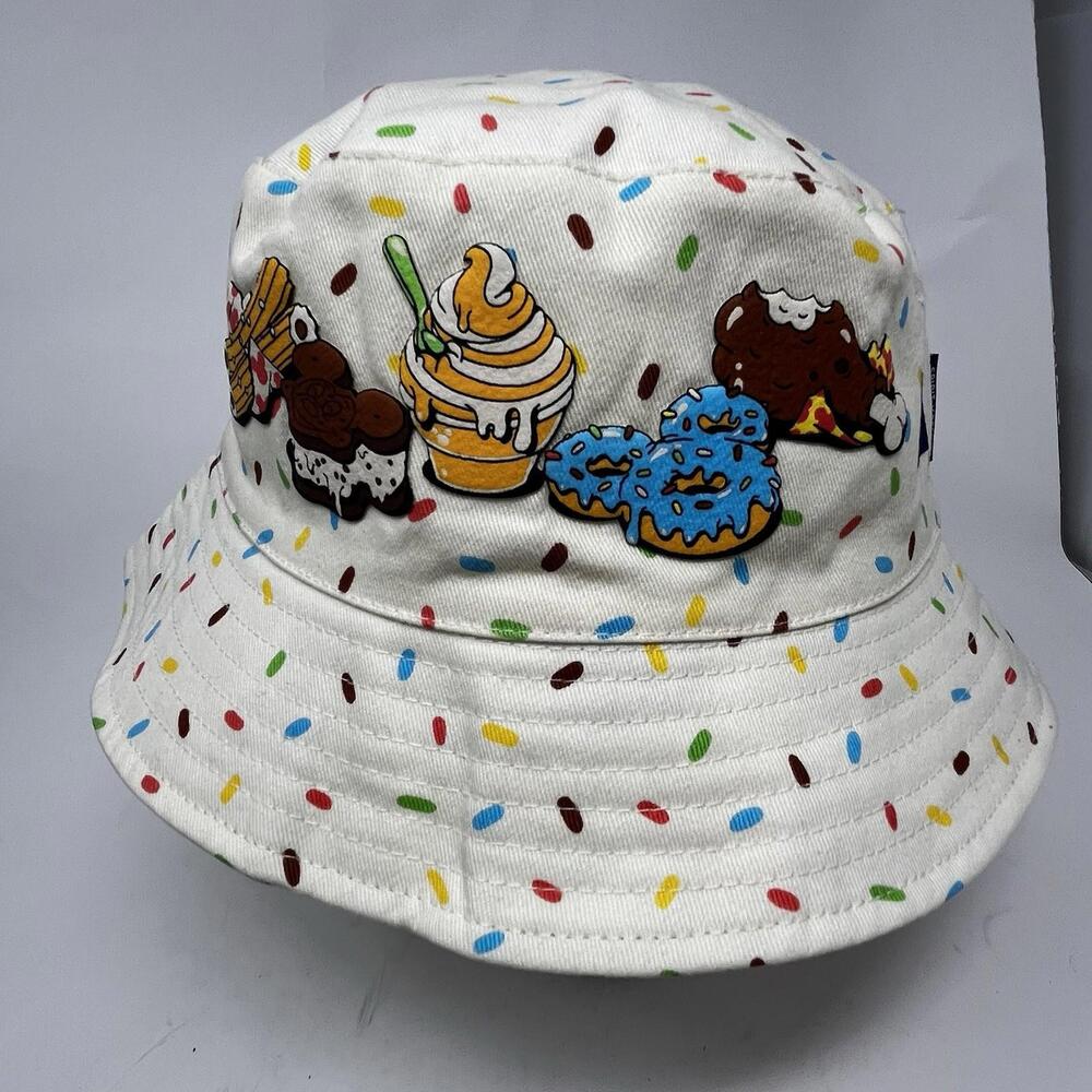 Disney Parks Eats Food Icons Churro Reversible Spirit Jersey Bucket Hat - NEW! - Picture 2 of 6